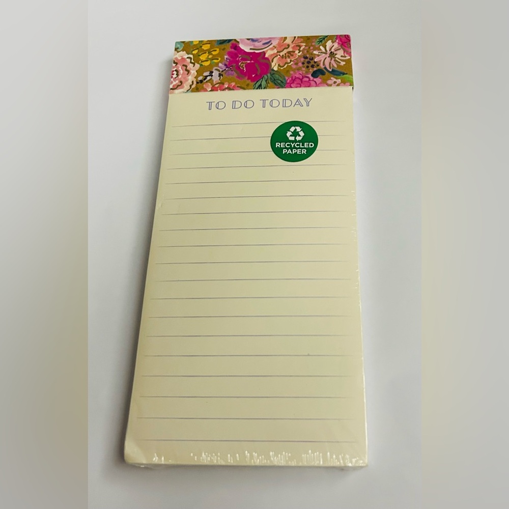 New Floral Clementine Notepad “To Do Today ” Lined Pages made Vietnam Clementine